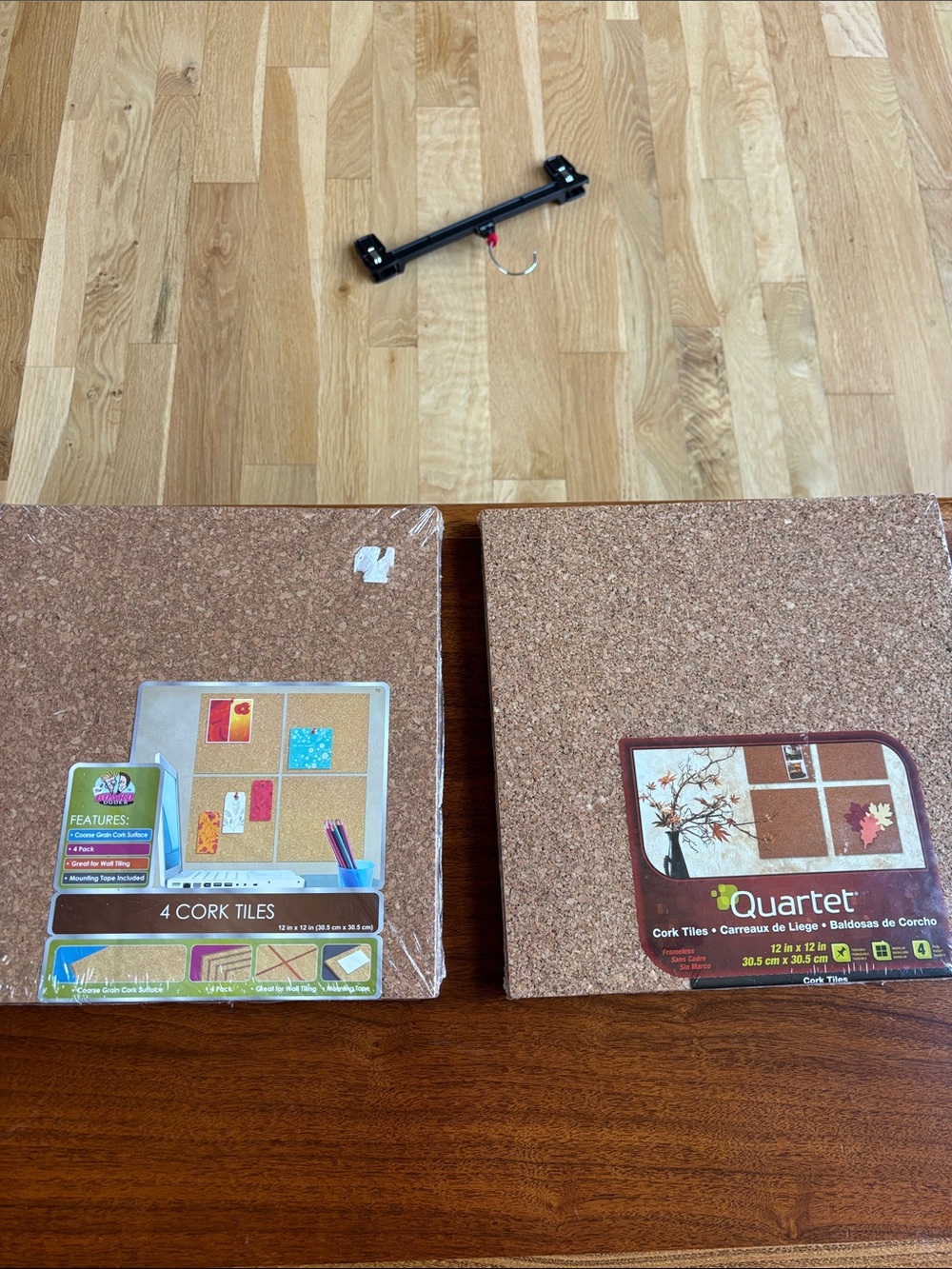 NWT 2 Packages Cork Tiles (8 total) 12x12 Quartet
